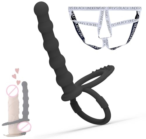 Uthållighetsträning Fitness Silikon Pärlor med dubbla ringar (35+45 mm) + Stringtrosor för män
