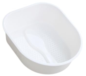 perfk Bassin de bain de pieds Bassin de trempage des pieds Seau de lavage des pieds léger et portable pour la maison Baignoire pour les pieds pour le lavage, Blanc
