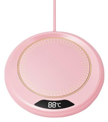 Elektrischer Kaffeewärmer, 20W USB Schreibtisch Tassenwärmer, Getränkewärmer mit 3 Temperatureinstellungen für das Erwärmen von Kaffee, Tee, Wasser, Milch und Getränken