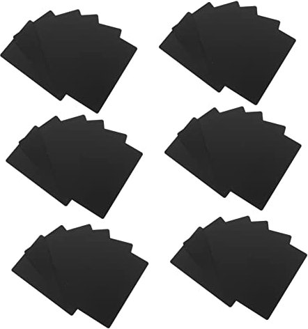 Gogogmee 150stücke Blanko Visitenkarten Für Lasergravur Hochwertige Kratzfeste Matte Schwarze Karten Für Und Geschäftsanwendungen