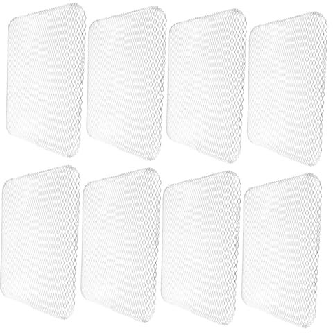 BESPORTBLE 10pcs Disposable Aluminum Bbq Grill Tray Grill Mesh Mat Disposable Aluminum Bbq Tray for Outdoor Basket