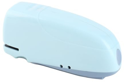 Tragbarer Automatischer Hefter, Electric Stapler, 24/6 Heftklammern Büro Heimschule Hohe Effizienz Blau