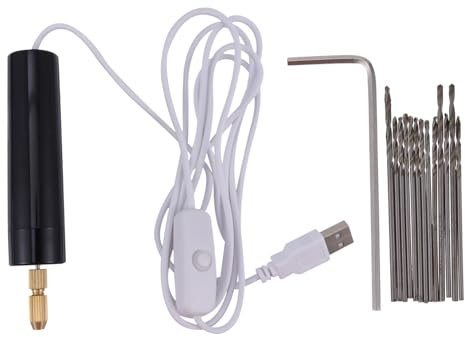 SHINEOFI 15piezas Mini Taladro Eléctrico De Bolígrafo Herramientas Rotativas Inalámbricas Carga Usb Para Taladradora Eléctrica De Madera
