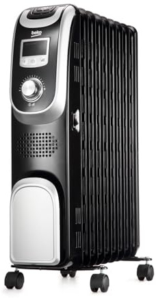 Radiateur À Bain D'huile 2000w Noir - RHO8122T