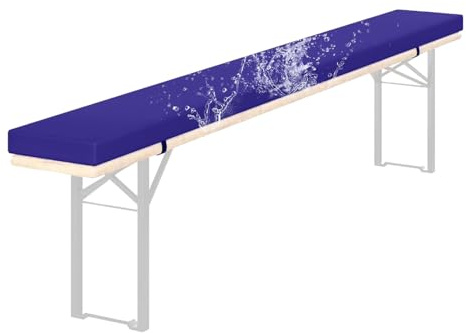 Garden Outdoor Bench Cushion - 120cm/150cm/100cm/180cm x 50cm/40cm/30cm/25cm - 2/3 Seater Indoor Non-Slip Seat Pad for Beer Bench, Patio, Long Chairs, Swings,D 17,220x30x3cm