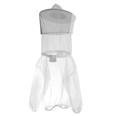 Imker-Schutzbekleidung Hut Mesh Imkerei Halbkörper Schutzkleidung Transparent Atmungsaktiv Anti Biss Top