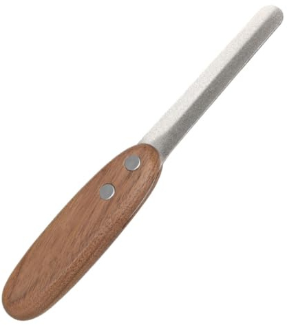 PENIKOKO Lima per Unghie per Animali Domestici in Acciaio Inox Manico in Legno Antiscivolo Doppia Faccia per Cani e Gatti di Tutte Le Taglie Strumento Portatile per Cura Quotidiana delle