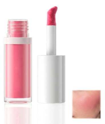 Blush Liquide Mat, Fard à Joues Longue Tenue Hautement Pigmenté pour un Teint Éclatant, Fini Velouté et Naturel, Formule Vegan et Cruelty-Free, Teinte 01 Rose Doux, 5g