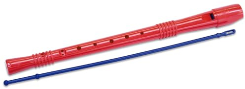 Bontempi 313042 - Instrument de Musique - Flûte Doigté Baroque, Verte