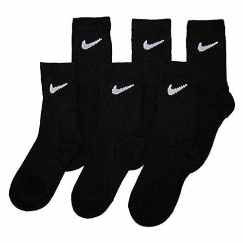 Nike Colorful Pack Crew Strumpor för barn, Black, 5/7 År