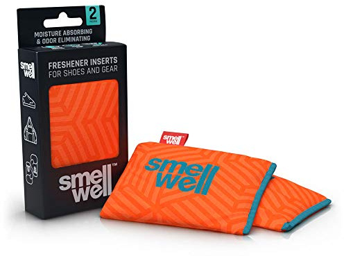 KletterRetter Unisex Adult Geometric Orange SmellWell Drying and Refreshing Cushion for Shoes, Gym Bags or even the Car Offset with a Fresh Scent, Plain