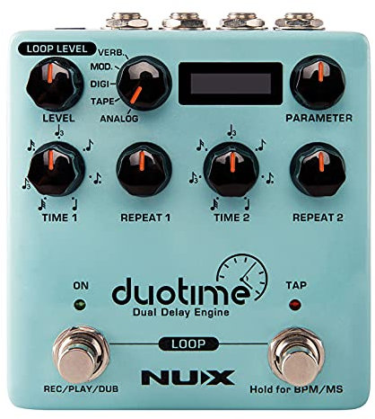 Nux Dual Delay Pedal & Looper Funktion NUX-NDD6