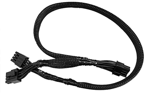 ZAHARA Cable de alimentación PCIE VGA de 8 Pines a Doble 8 Pines 6 Pines para EVGA Supernova