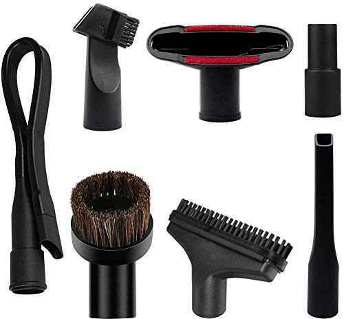 TABL Universal Replacement 32mm (1 1/4 Inch Vacuum Attachments) and 35mm (1 3/8 Inch) Vacuum Accessories Dusty Brush Kit 7Pcs