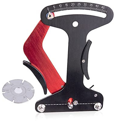 YdseozOA Strumento di calibrazione del misuratore di Tensione dei Raggi della Bici Mountain Bike Strumento di misurazione del Calibro in Lega di al CNC accurato Adatto a Tutti i Raggi