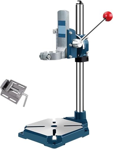 Support de perceuse avec étau, Support de perceuse pour Outil Rotatif, perceuses à Colonne pour perceuse à Main, Outil de réparation de Poste de Travail pour perçage de précision, Outils de