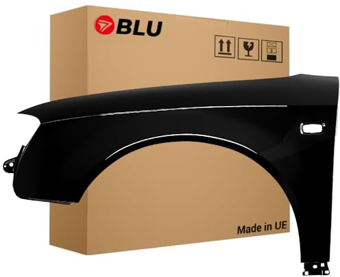 BLU Kotflügel Passend für Audi A4 B7 LY9B Links Schwarz | 2004-2008 | Vorderseite Vorne | Lackiert | Einbaufertig