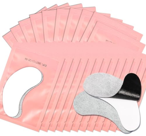 Lunamoon UV Augenpad für Wimpernverlängerung Wimpernpads Eyelash Pad 20Paar | 2in1 UV Wimpernverlängerung Pad,Wimpern Augenpads,Wimpern Patches,Eye Patch for Eyelash Extension,Wimpern Extension Zubehör