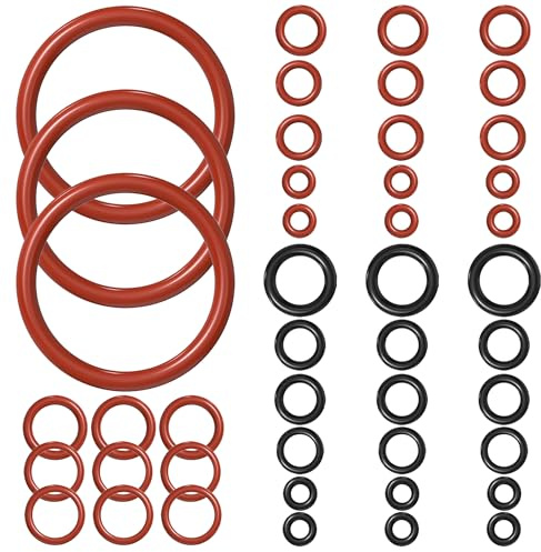 YOYEAH Juego 45 Anillos Sellado para Máquinas Café Philips Latte Go 2200/2300/3200/3300/5500/5400, Incl. Kit Limpieza + Repuestos (Grupo Preparación, Válvulas)