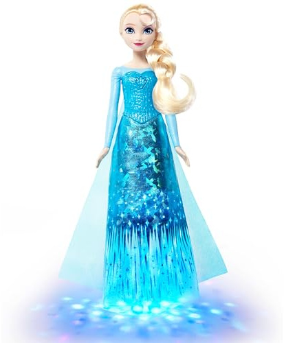 Mattel Disney Frozen Muñeca Elsa Canta y se Ilumina, “Let It Go”