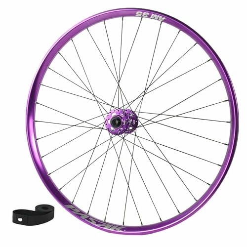 26/27.5/29inch XC/DH Mountain Bike Front Rear Wheels 15 * 110/12 * 148mm Thru Axle BOOST Wheelset, 1.95-2.8 Tire, Double-layer Rim, 7-12S Cassette, Six-bolt Disc Brake(Purple-15 * 110,26)