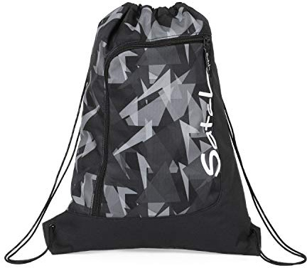 Satch Gravity Sporttasche, Unisex, Kinder, Grau/Schwarz, Einheitsgröße