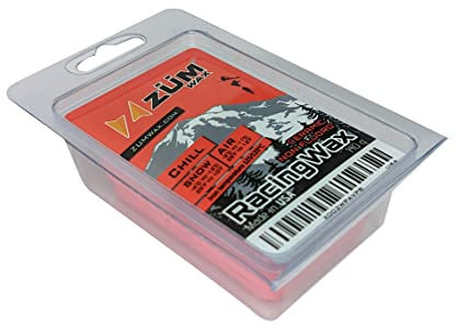 ZUMWax Iron-On Ski/Snowboard/Nordic Ceramic Wax, 140g, CHILL Temp, Durable, PFAS-Free. Made with eco-Friendly Ceramic and Silicon Dioxide for Extreme Speed. 100% Hydrocarbon, NO Fluoro, Made in USA
