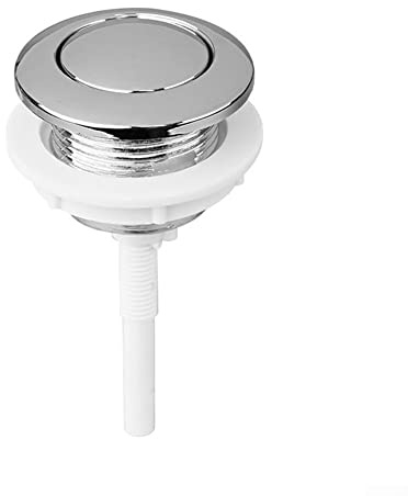 Pulsador de inodoro, botón de descarga individual de 38 mm, botón de tanque de agua, cisterna parte estándar para inodoro de baño