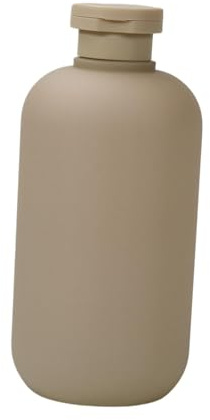ＡＷＨＡＯ Flip Top Shampoo Bottles, Travel Size Refillable Empty Bottles, Sub Pack, Squeeze Bottles, Gel Bottles D, Gray 500ml