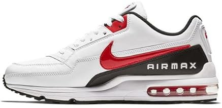 NIKE Air Max LTD 3 Herren-Sneaker, Sneaker, BV1171 (Weiß/Schwarz/Universitätsrot 100), Größe 43