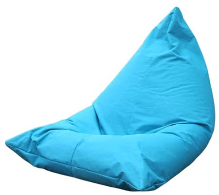 HCDZF Sitzsack Sessel, Sitzsack Erwachsene mit Füllung für das Wohnzimmer, Riesensitzsack,Blau,100 * 150cm