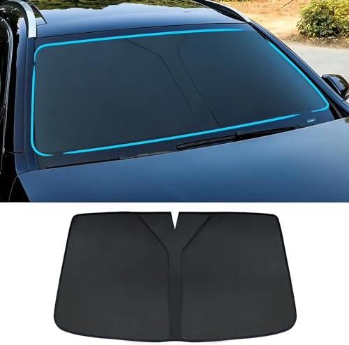 ZFSMHLH Parasol Coche Delantero para Audi A1 Sportback 2010-2015, Bloquea el UV, Accesorios, Black