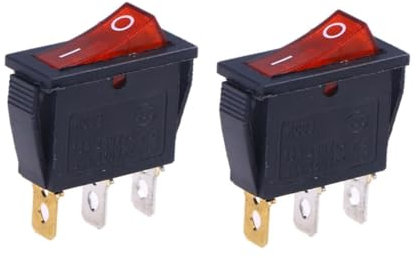 Interruttore a Bilanciere Kcd3-103n 6a 220v, 2 Pezzi