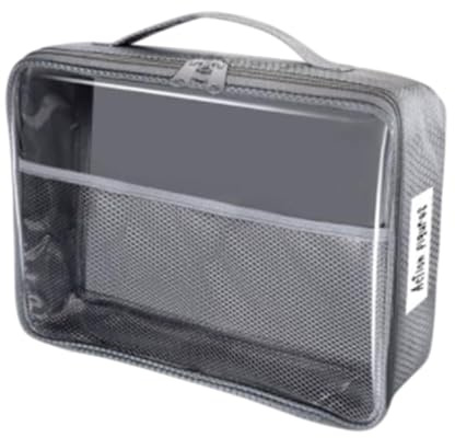 Bolsas de almacenamiento de juguetes con cremallera - Bolsas de almacenamiento impermeables de PVC | Bolsas transparentes para cosméticos, juguetes, ropa, solución de almacenamiento seguro y duradero