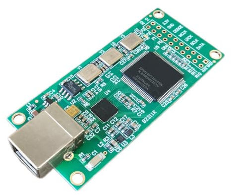 Vocdikficy Módulo de Interfaz Digital USB XU208 Módulo de Interfaz de Audio USB XU208 USB una Tarjeta Paso una Paso I2S/IIS DSD256/PCM384