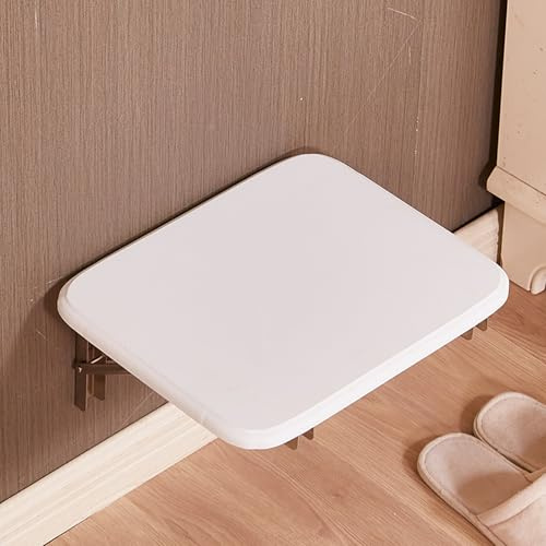Vllentin Taburete de Pared Plegable,Montado La Pared Silla De Porche,Silla Plegable De Pared Uso DoméStico,Asiento de Baño Plegable,Ahorra Espacio,para chimeneas,Balcones,armarios,baños