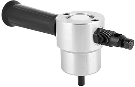 Aumotop Roditrice per Metalli a Mano Taglierina Strumento di Facile Utilizzo Attacco per Trapano Elettrico a Doppia Testa il Taglio di Lamiere, Risparmio Manodopera Appassionati Fai da Te o