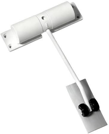 Chiudiporta Automatico, Chiudi Porta con Regolabile Molla, Portata 20-60/20-40 kg, Chiudiporte Tampone Silenzioso, Facile e Veloce, per Camera da Letto, Bagno, Balcone, Ufficio, Ingresso