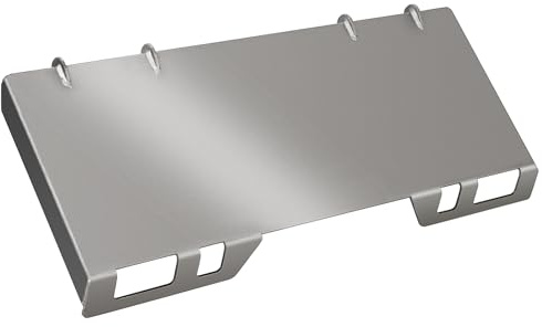 Garvee Piastra di montaggio universale per skid steer - Acciaio heavy duty - Compatibile con Kubota e altri marchi, caricatori e trattori - Adattatore rapido - Spessore 1/4, 3/8, 1/2