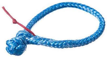 Tauwerkschäkel aus Dyneema, 3 mm, blau - Bruchlast 900kg