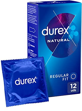 Durex Preservativos Originales Natural Plus - 45 g, 12 Unidad (Paquete de 1)