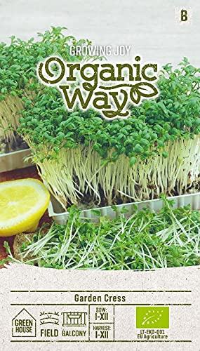 Organic Way | GARDEN CRESS des Graines | Graines de Plantes | Graines de Jardin | 1 Paquet