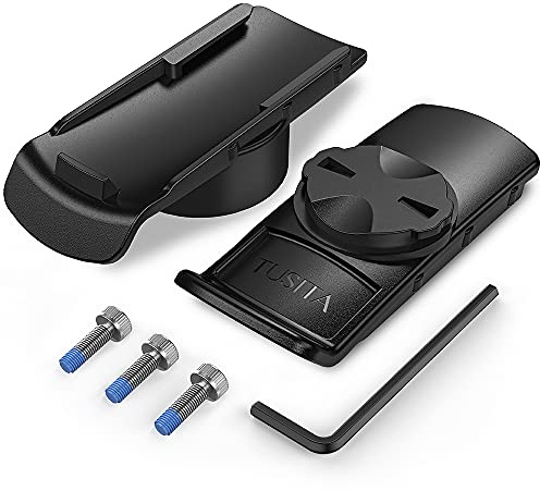 TUSITA [2 Pièces Mounts Support Montre Guidon Vélo Compatible avec Garmin inReach, eTrex, GPSMAP, Oregon, Alpha, Rino Series - Replacement GPS Navigation Support de Vélo Mount Holder Accessoires