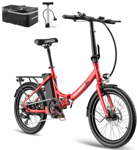 Fafrees F20 Light E-Bike Damen Klapprad 36V 20AH Akku bis 75-100KM, [ Offiziell ] Ebike 250W 120kg Elektrofahrrad Max. 25km/h, E Bike Herren Fahrrad, Foldable Mountainbike für 155-195CM