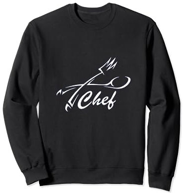 Fourchette et cuillère de chef pour restaurant Sweatshirt