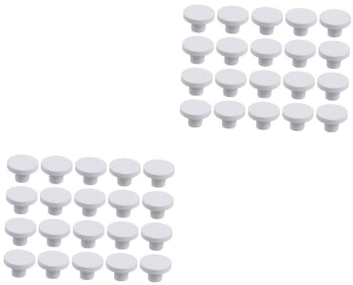 BESPORTBLE Gestell 40 STK Korallenbasis Tankständer Karabinerhaken Festplatten Magnethalter Selbstklebendes Band Sauggestell Magnetische Halterung Felsen Aquarium Knopf Weiß Keramik Tragbar