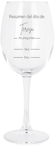 Cocholate | Copa de Vino Personalizada | Copa de Cristal Grabada para Vino con el Nombre o Texto que quieras | Copa de Cristal de (Gran reserva) (1, Copas de Vino Para Profesores)