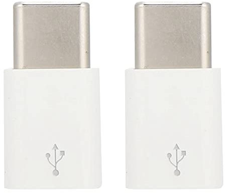 Adaptateur USB C Vers Micro USB, 2 Pièces Adaptateur Micro USB Vers Type C Convertisseur De Type C Plug Play Tête De Conversion De Grande Compatibilité Pour le Chargement De Transfert De Données ﻿