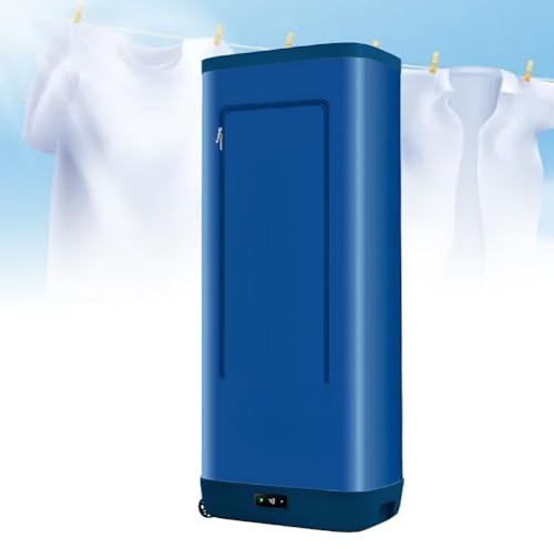 BOBVB Secadora de Ropa eléctrica para el hogar, Plancha de Vapor Vertical inalámbrica automática, vaporizador de Ropa Colgante Plegable, máquina para el Cuidado de la Ropa, Carga de 10 kg A