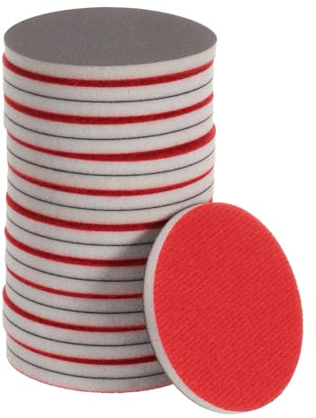 sourcing map 20pcs 2000 Grit Sanding Sponge 3 Inch Hook and Loop Sponge Sanding Disc for Orbital Sander, Wet/Dry Use Sponge Buffer for Car Wood Drywall Metal Furniture Polishing
